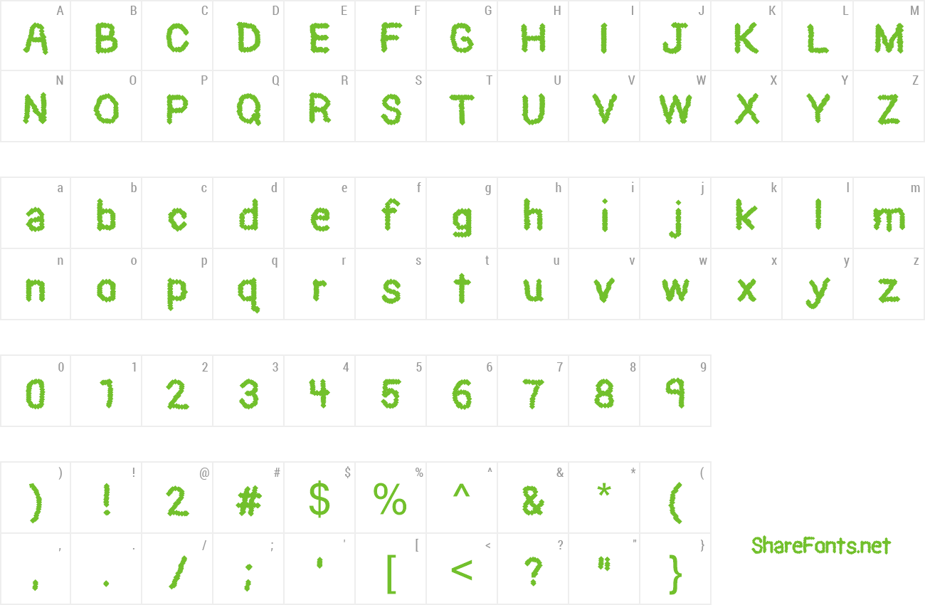 Font Black Pixel preview